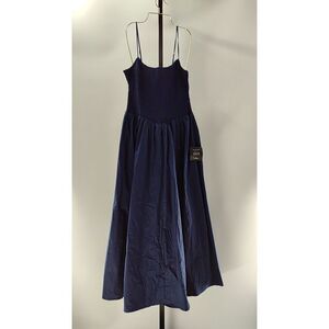 NWT Lulu's Navy Blue Maxi Dress